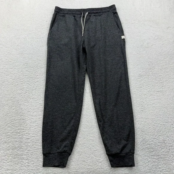 Vuori Performance Joggers Charcoal Heather Grey Drawstring Sweatpants Womens L - Picture 1 of 8